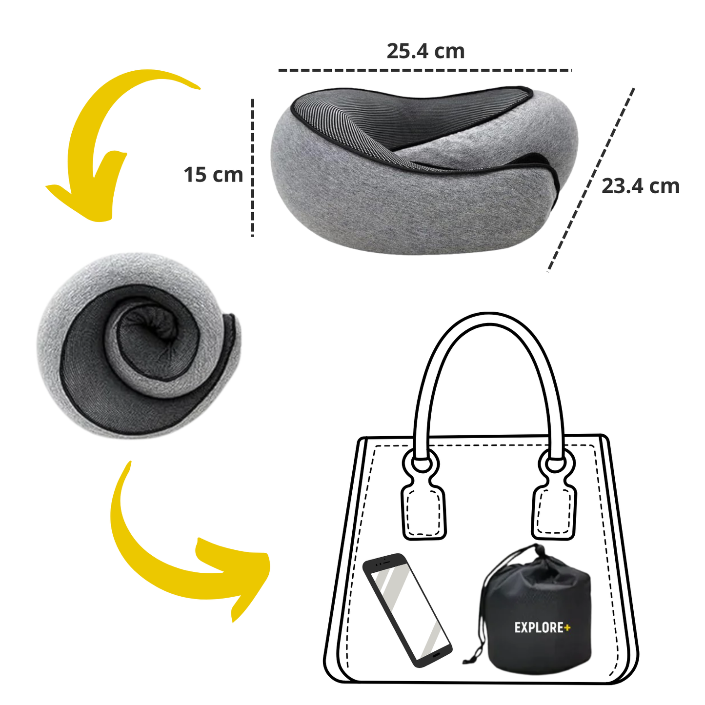 Explore Plus - Travel Pillow